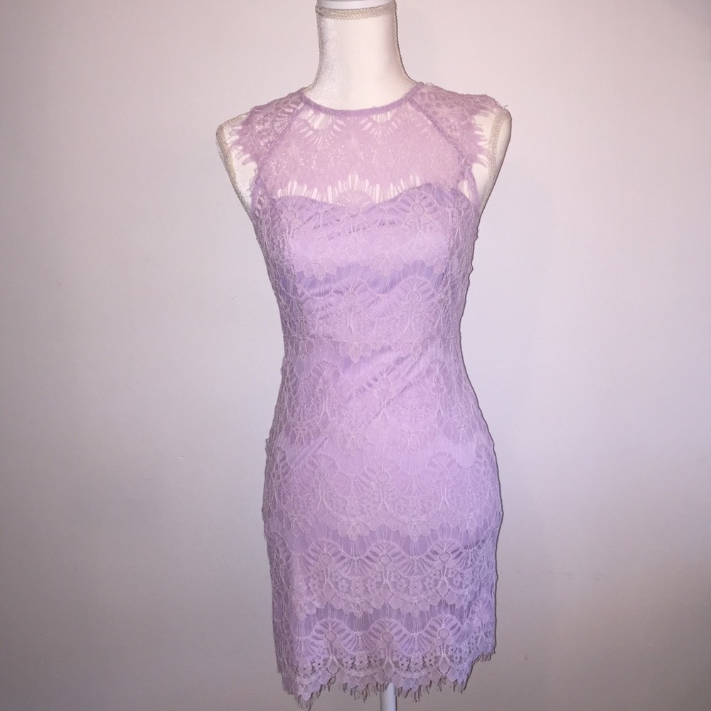 L’atiste by Amy Lavender Lace Dress